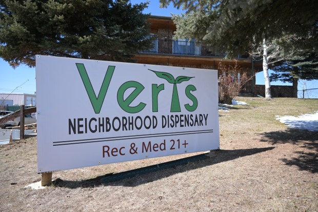 Verts Neighborhood Dispensary in Golden on Tuesday, March 28, 2023. (Photo by Hyoung Chang/The Denver Post)
