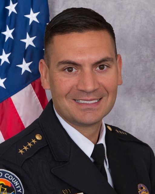 David Lucero is Pueblo County Sheriff. Gov. Jared Polis also recently appointed him to the Natural Medicine Advisory Board, which will help craft regulations for Colorado's new psychedelics industry, through Jan. 31, 2027. (Courtesy of Pueblo County Sheriff)
