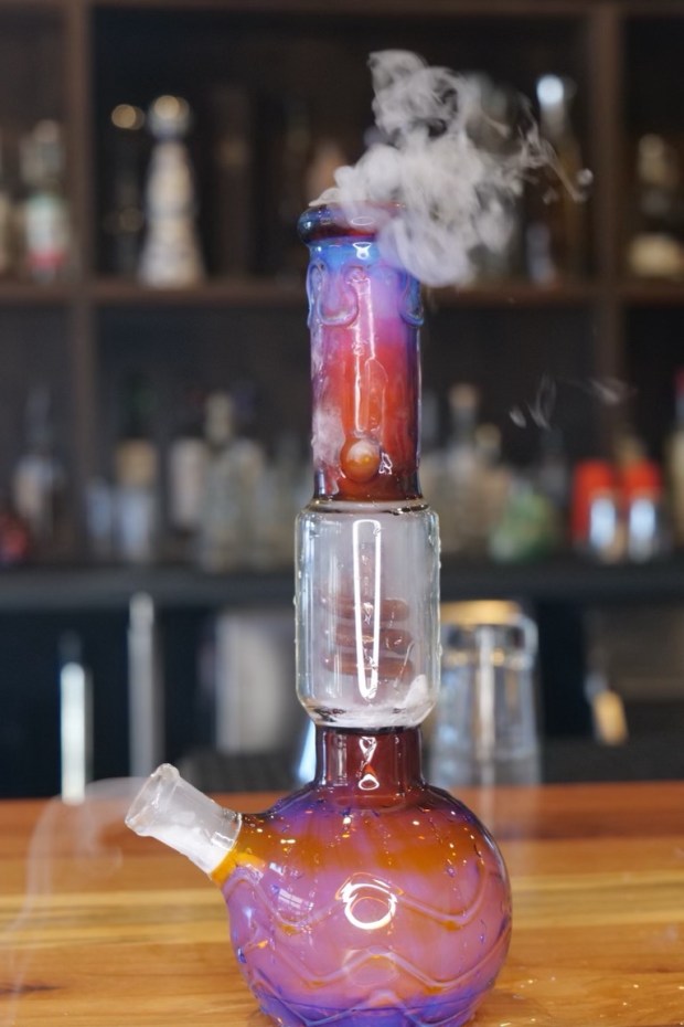 The Medical Margarita at Los Chingones is a blend of tequila, passionfruit, chile, coconut and CBD-infused sparkling lemonade. The special is available April 20-21, 2023 at all five locations in Denver and Fort Collins. (Provided by TAG Restaurant Group)