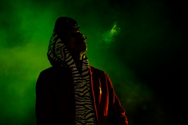 Wiz Khalifa performs at Red Rocks Amphitheater as a part of the Snoop Dogg 420 Wellness Retreat in Morrison, Colorado on April 20, 2014.