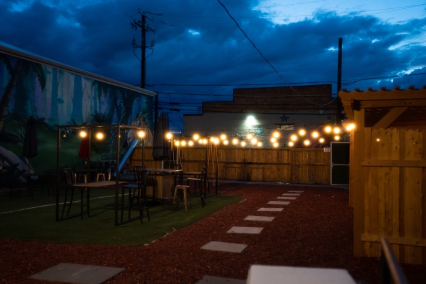 Tetra Lounge owner Dewayne Benjamin updated the outdoor area with...