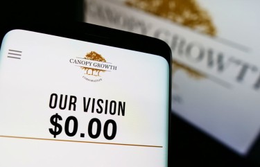 Canopy Growth stock goes to zero