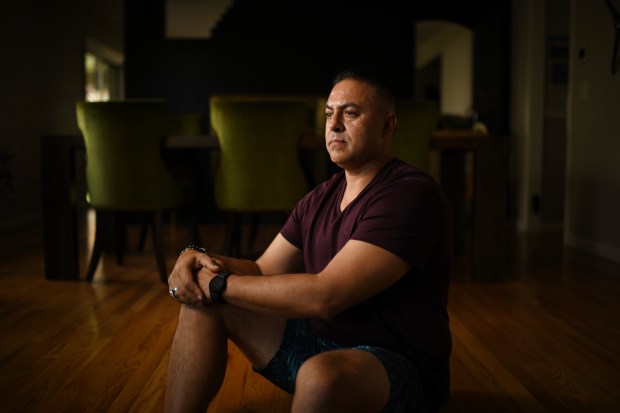 John Bigley, pictured at his home in Lakewood on Aug. 11, 2023, is among a growing number of Coloradans seeking psychedelic-assisted therapy as a treatment for their mental health. (Photo by Hyoung Chang/The Denver Post)