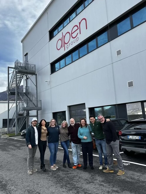 The Wana Brands team recently visited Alpen Group in Switzerland to kick off their partnership. CEO and founder Nancy Whiteman said Wana will return to Switzerland soon to train Alpen Group's staff on making its signature edibles. (Provided By Wana Brands)