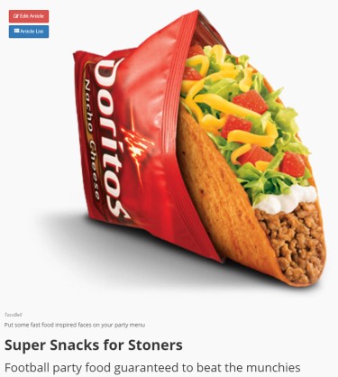 STONER MUNCHIES SNACK