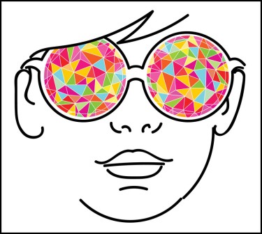 psilocybin color blind