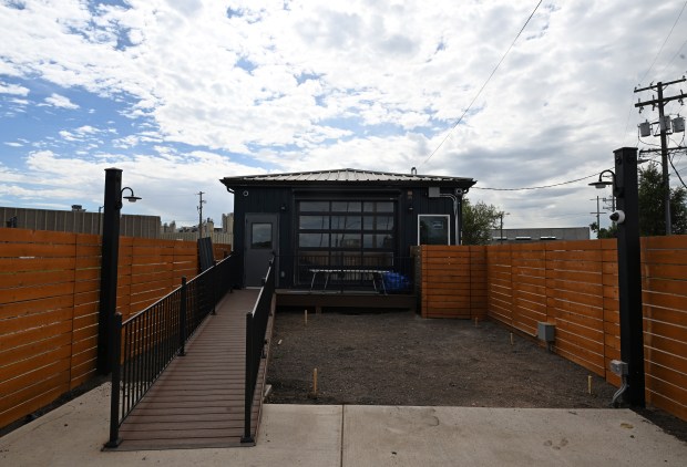 The outdoor consumption space at Pure Elevations Canna-Spa & Salon,...