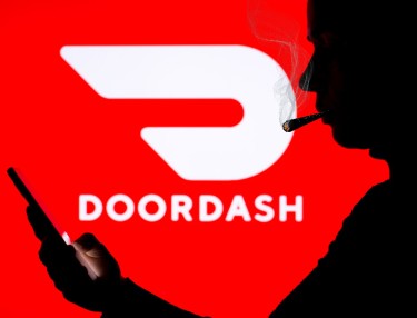 door dash delivers weed cannabis