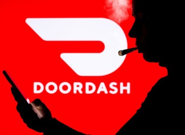 DOOR DASH DELIVERS WEED