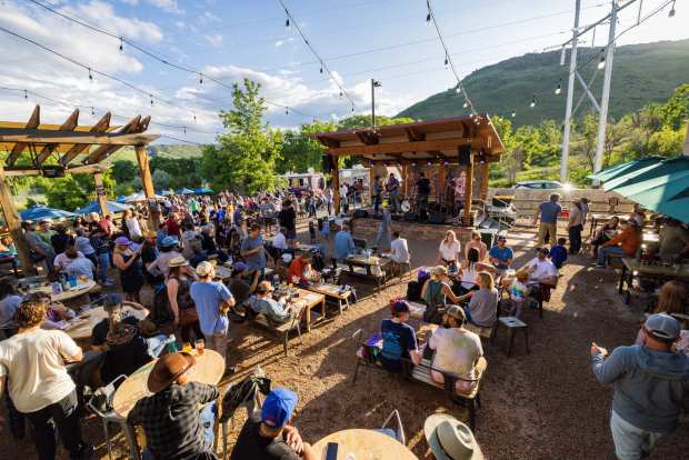 New Terrain Brewing Company has a spacious outdoor patio for dogs on a leash and is located next to Tony Grampsas Dog Park in Golden. (Provided by New Terrain Brewing Co.)