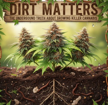 dirt matters when growing cannabis