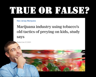 CANNABIS FOLLOWING TOBACCO'S PLAYBOOK